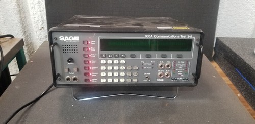 Sage 930a set test per - test,