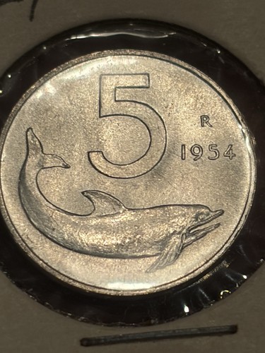 1954 italy lire high - 5,