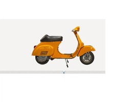 KIT RICAMBI RESTAURO VESPA 50 L N R COMPLETO IMPIANTO SELLA GOBBA FARO TONDO
