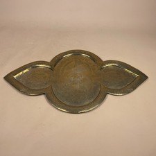 Antico piatto vassoio metallo