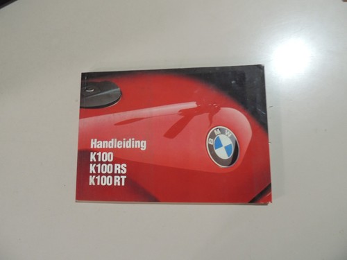 Manuale istruzioni bmw 100 - k, k
