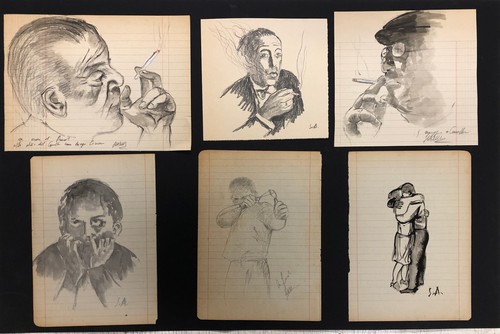 Vecchi disegni a china - ,