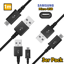 3x cavo di ricarica micro USB originale Samsung 1 m per Samsung Galaxy S4 S5 S6 S7 Edge