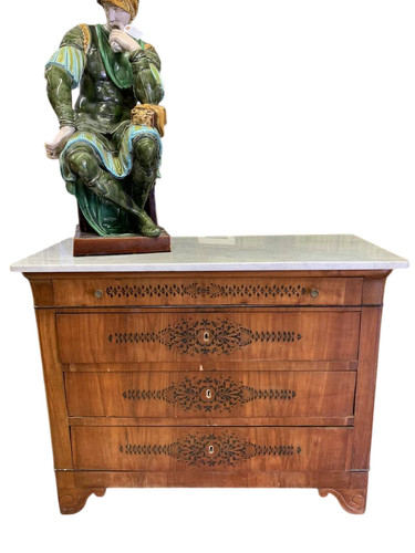 Antico cassettone carlo - carlo, x