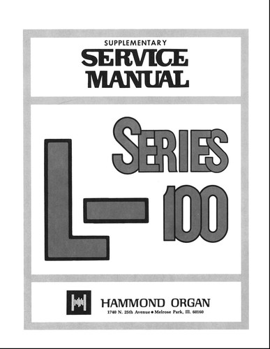 Hammond 100 series - hammond, l-100