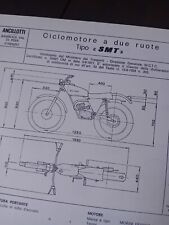 ANCILLOTTI SMT 50 REGOLARITÀ 1977 SCHEDA Originale Omologazione ASI FMI MCTC