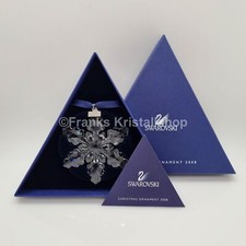 Stella di Natale Swarovski 2008 grande con scatola originale + ornamento cert natalizio 942045