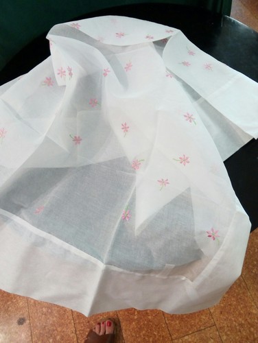 Tovaglia quadrata organza - in,