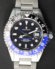 Orologio Uomo Steinhart Ocean One GMT Classico Ceramica SW330-2 Automatico 103-1338