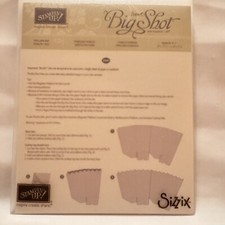 Stampin' Up Sizzix Big Shot Scatola Popcorn Thinlits Dies 141473