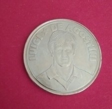 Mp1 - Gadget Medaglia  Calcio Campioni dell'amicizia Luigi De Agostini