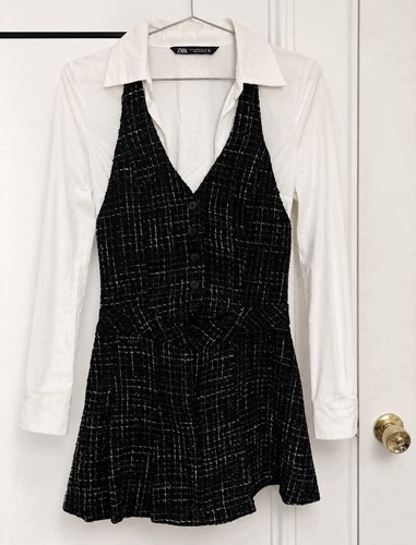 Zara mini abito tweed - zara,