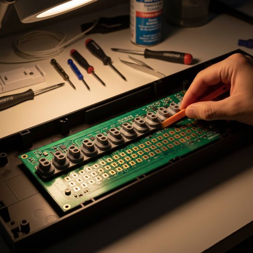 Gomme conductrice clavier - conductrice,