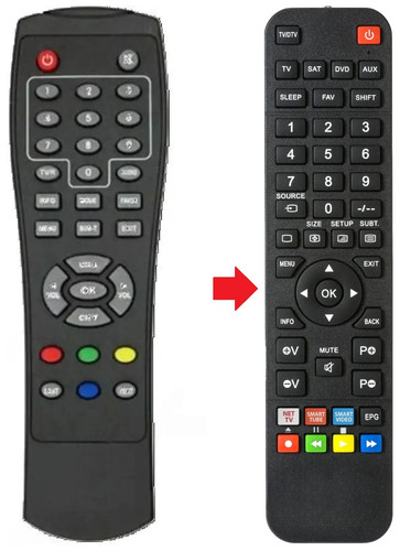 Telecomando adatto per - , cobra