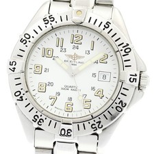 Orologio Uomo BREITLING Colt A57035 Data Quadrante Bianco Quarzo_889225