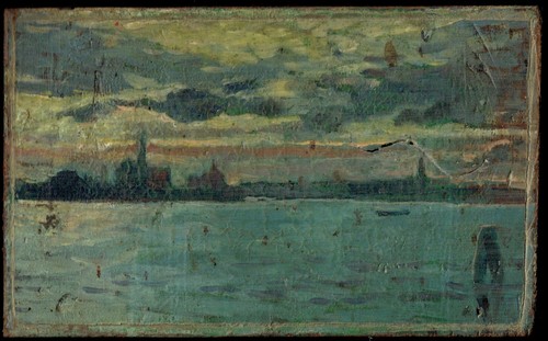 Venezia dipinto olio tavoletta - venezia,