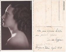 # ROVIGNO D'ISTRIA ROVINJ: LUGLIO 1939 FOTO DI IOLANDA VEGGIAN  con dedica