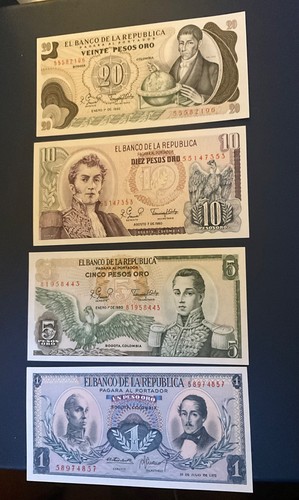 Banconote e 1 colombia - banconote,
