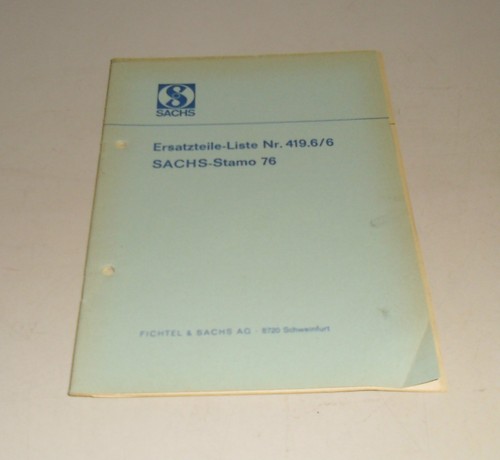 Catalogo ricambi sachs - catalogo,