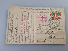 FRANCHIGIA MILITARE  CROCE ROSSA AMBULANZA ° 48  WW1