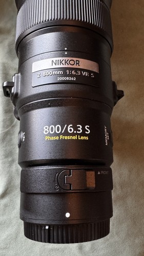 Nikon 800 3 vr - f/6.3,