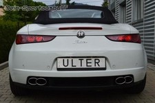 Ulter Duplex Scarico Sportivo Alfa Romeo Ragno / Brera 1.8 Tbi Je 220x80mm Ovale