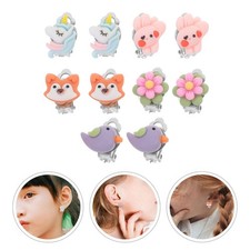 5 Paia Orecchini Clip On