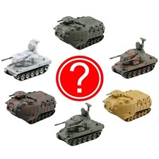 Carro armato anfibio in miniatura tipo 87 AAV7 mimetico oliva invernale 1 figura casuale