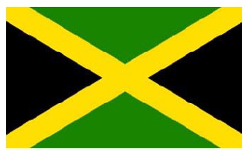 Jamaica flag 5ft - jamaica,