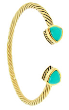 Bracciale Cuff Trillion In Oro