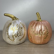 Decorazione zucca in ceramica