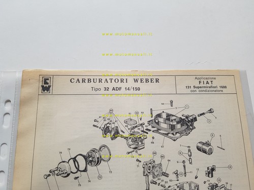 Weber carburatore adf - weber,