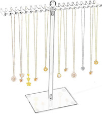 Porta Gioielli Trasparente, Porta Collane, Bracciali, Anelli, Orecchini (Altezza