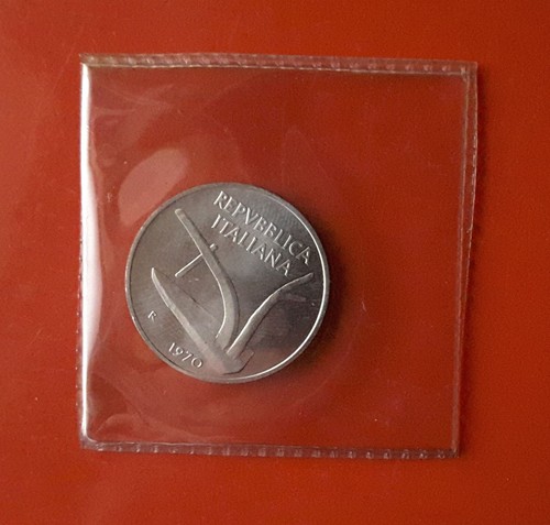 Lire 1970 fdc in blister - lire,