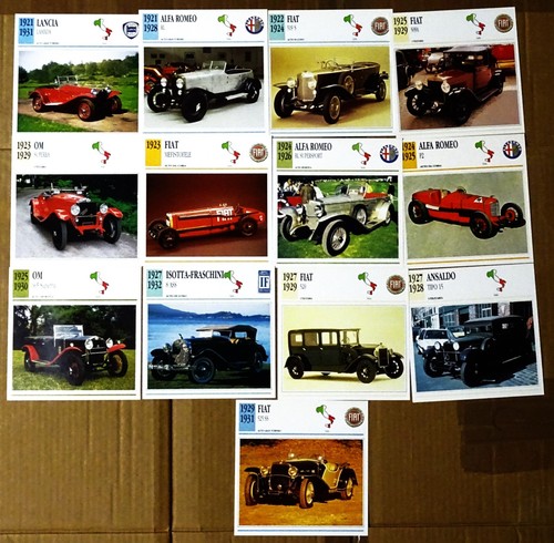 Schede auto italine - schede,