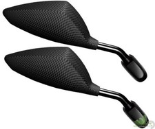 2 SPECCHIETTI PICCOLI YAMAHA YZF R6 1999 2000 2001 2002 CARENA CARBON OPACO