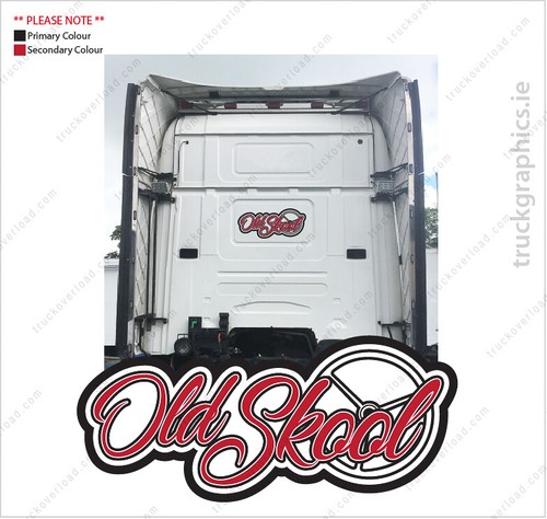 Scania old skool - old, adesivo