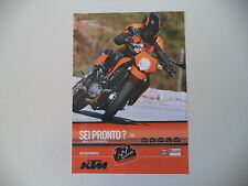advertising Pubblicità 2006 MOTO KTM 950 SUPERMOTO