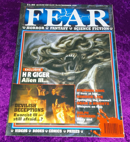 Fear magazine december - fear,