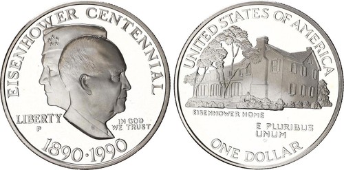 Usa dollaro argento 1990 - usa, 1
