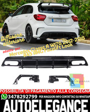 🔥 DIFFUSORE POSTERIORE NERO