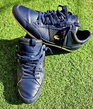 SCARPE SNEAKERS DA UOMO LACOSTE Stemma in Metallo DORATO!