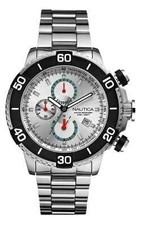 Orologio Nautica Gray Cronografo 10ATM Quarzo Acciaio Uomo