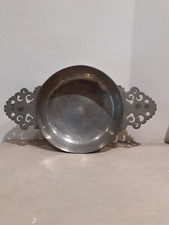 Porringer Punzonato In Peltro
