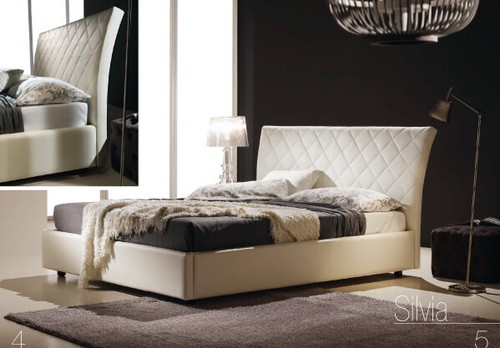 Letto imbottito mod silvia - imbottito, mod.silvia