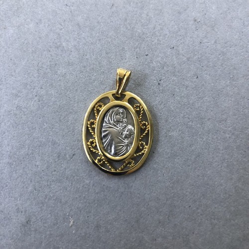Ciondolo oro madonna con - oro,