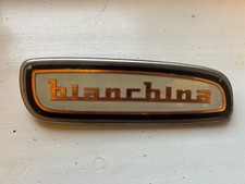 AUTOBIANCHI BIANCHINA FREGIO MASCHERINA LOGO GRIGLIA COPRI RADIO ORIGINALE EPOCA