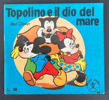 TOPOLINO E IL DIO DEL MARE, Mini libri Mondadori 1966