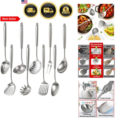 Set utensili cucina - utensili, acciaio