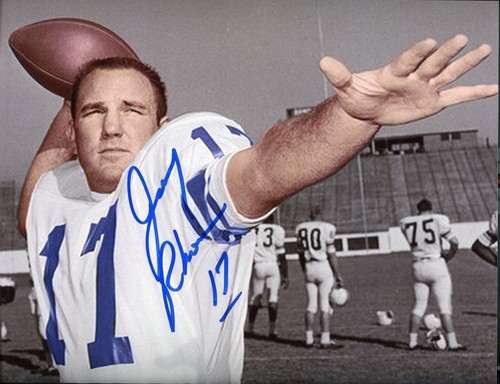 Jerry rhome autographed 8x10 - rhome,